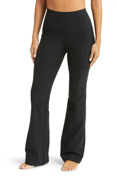 Beyond Yoga Spacedye At Your Leisure Bootcut Pant In Black