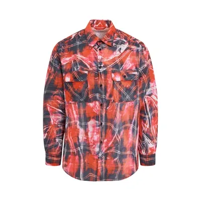 Doublet Red Mirage Checked Shirt