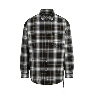 Mastermind Plaid Reversible Logo Shirt