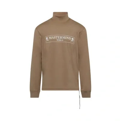 Mastermind Boxed Logo Hi Neck Long Sleeve T-shirt