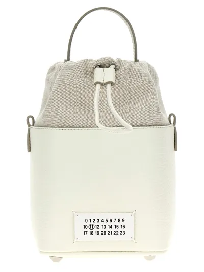 Maison Margiela 5ac Bucket Bag In White