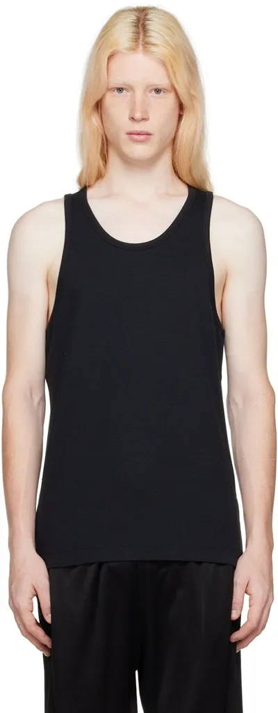 Cdlp Black Scoop Neck Tank Top