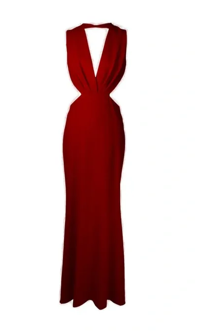 Elie Saab V In Red