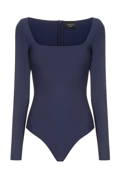 A/m/g Bodysuit In Blue