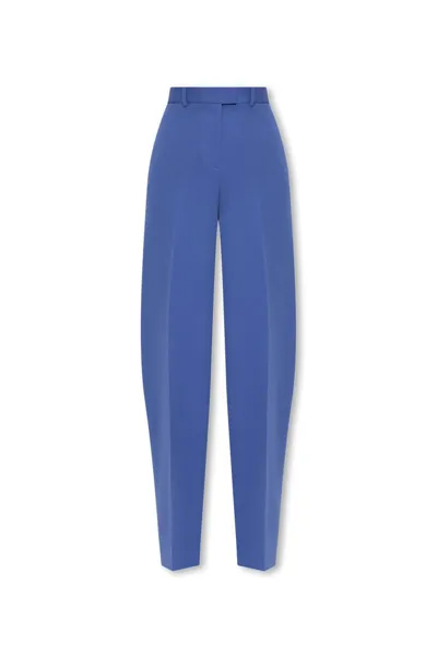 Attico The  Jagger Pressed Crease Trousers In Blue