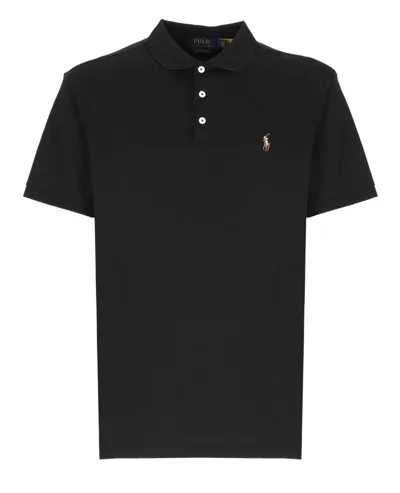 Polo Ralph Lauren Logo Embroidered Short In Black