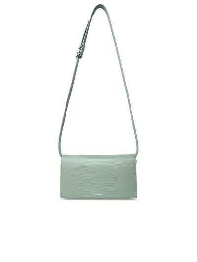 Jil Sander All Day Small Shoulder Bag In Blue