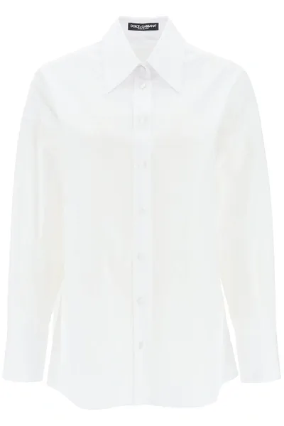 Dolce & Gabbana White Cotton Shirt