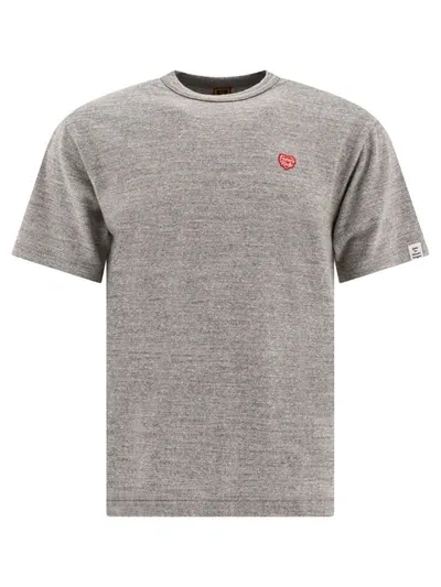 Human Made Heart Badge T-shirts In Grey