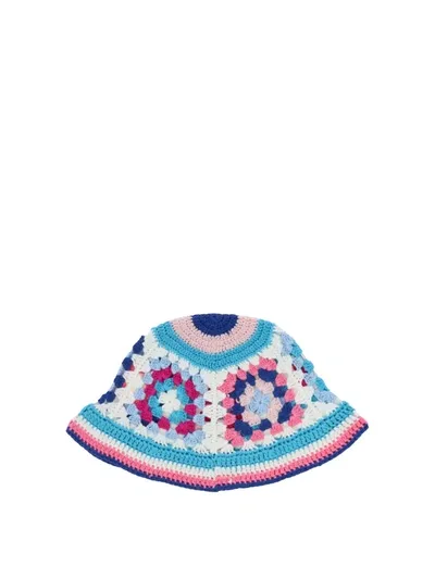 Mc2 Saint Barth Crochet Hat In Multi