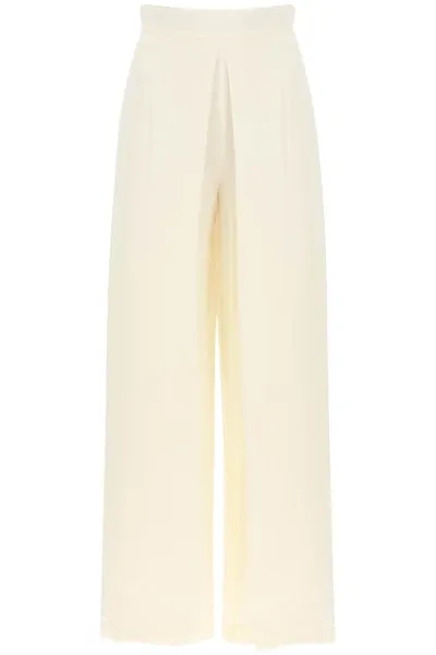 Mvp Wardrobe Belmont Satin Pants In White