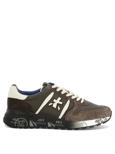 Premiata Brown Lander Sneakers In 6905