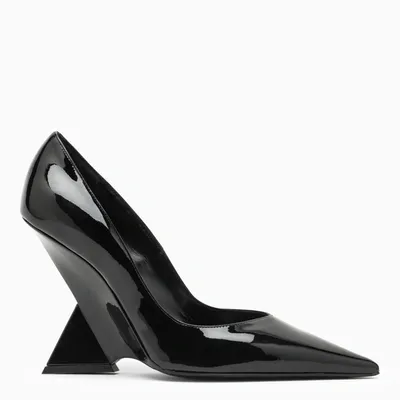 Attico Cheope Black Patent Leather Décolleté