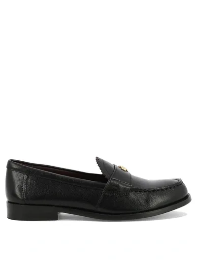 Rick Owens Drkshdw Perry Leather Loafers In Black