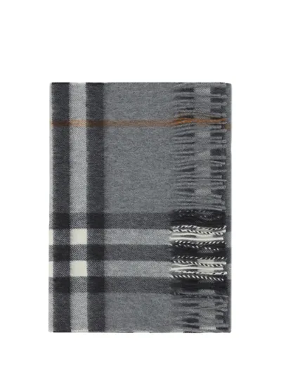 Burberry Scarf In Grey