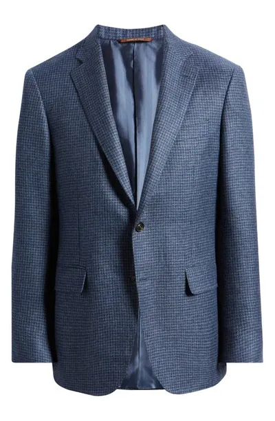 Canali Kei Trim Fit Cashmere Sport Coat In Blue