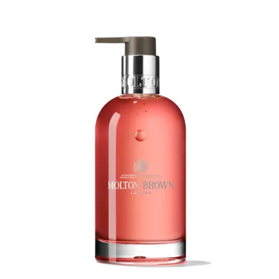 Molton Brown Heavenly Gingerlily Fine Liquid Hand Wash Glass Bottle 200ml In White