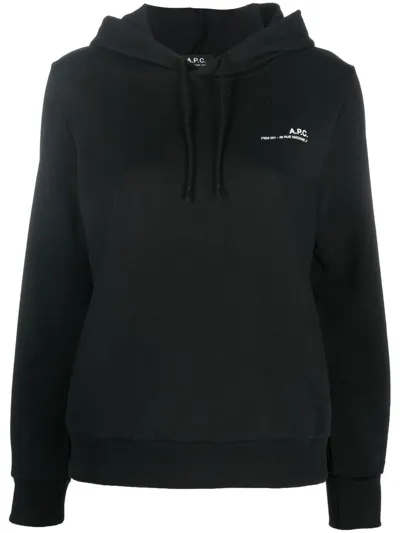 Apc Logo Sweater In Black