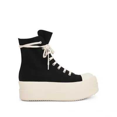 Rick Owens Drkshdw Black Double Bumper Sneakers