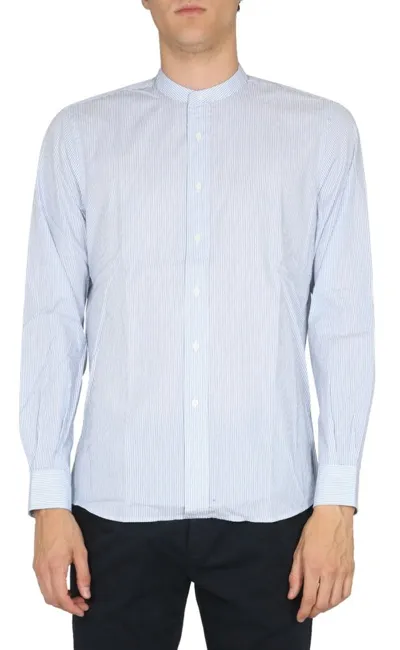 Aspesi Striped Buttoned Shirt In Multi