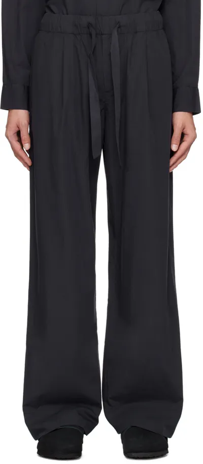 Tekla Birkenstock Pants Slate In Black