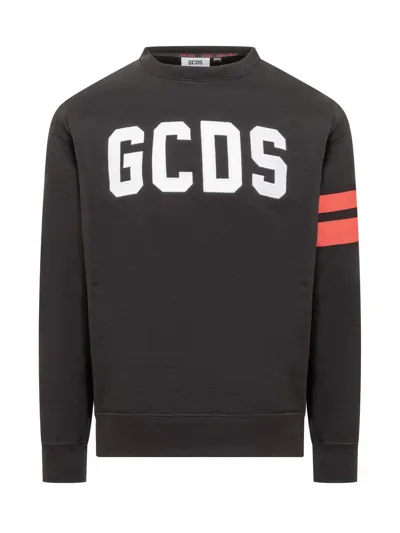 Gcds Band Logo Hoodie In Black