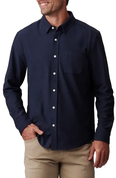 Rhone Wfh Regular Fit Button Down Shirt In Savannah