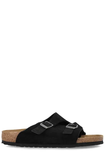 Birkenstock Double Buckled Slip In Black