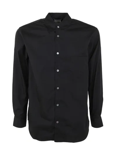 Dnl Cotton Shirt In Black