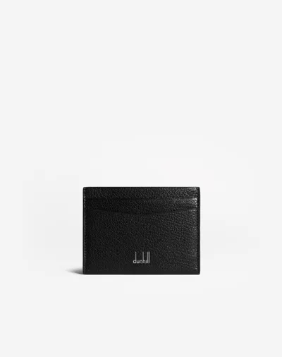 Dunhill Duke Fine Leather Card Case In Black