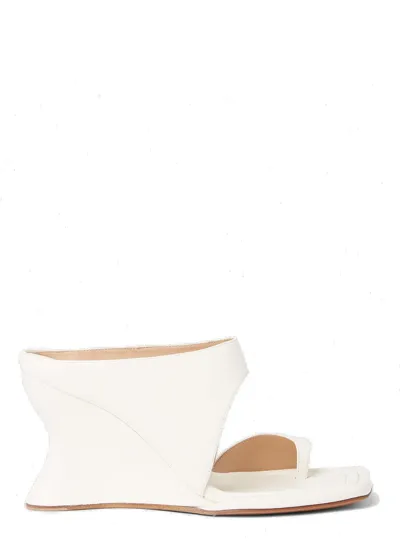 Sportmax Caracas Sandals Female Cream In White