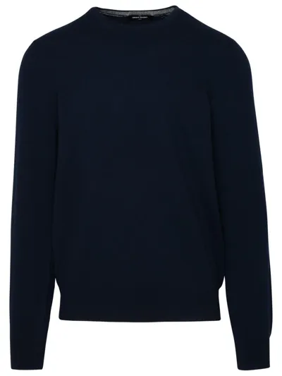 Gran Sasso Blue Cashmere Sweater