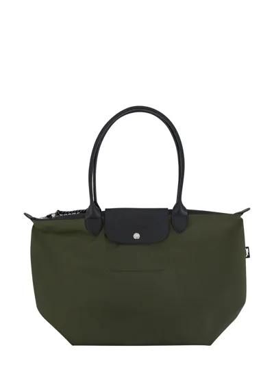 Longchamp Le Pliage Shoulder Bag In Green