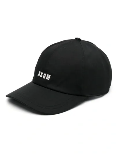 Msgm Hat Accessories In Black