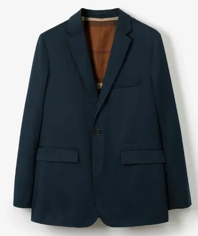 Burberry Jackets In Blue