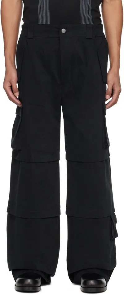 Misbhv Black Work Cargo Pants