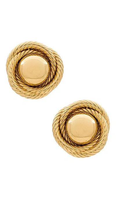 Aureum Naomi Earrings In Gold Vermeil