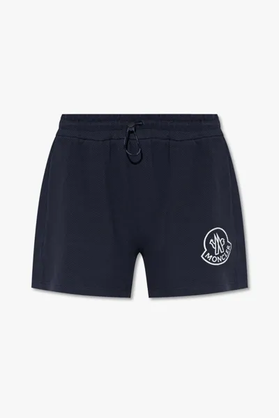 Moncler Drawstring Cotton Shorts In New