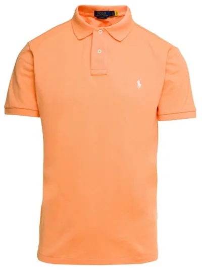 Polo Ralph Lauren Polo Slim Fit In Orange