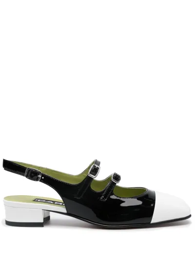 Carel Paris Abricot 30mm Leather Pumps In Black