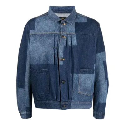 Needles 14oz Patchwork Denim Jacket In Blue