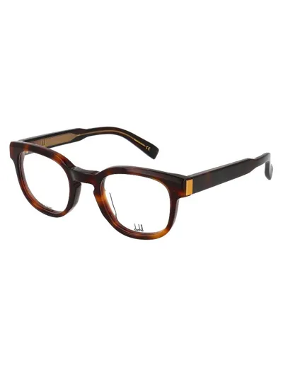 Dunhill Du0003o Eyewear In Havana Havana Transpa