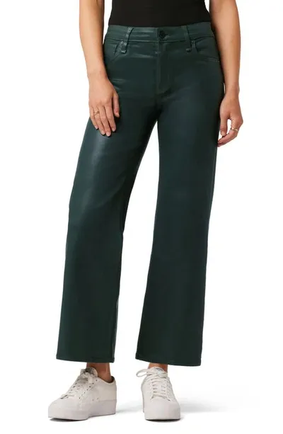 Hudson Rosie High-rise Wide Leg Ankle Jean In Green