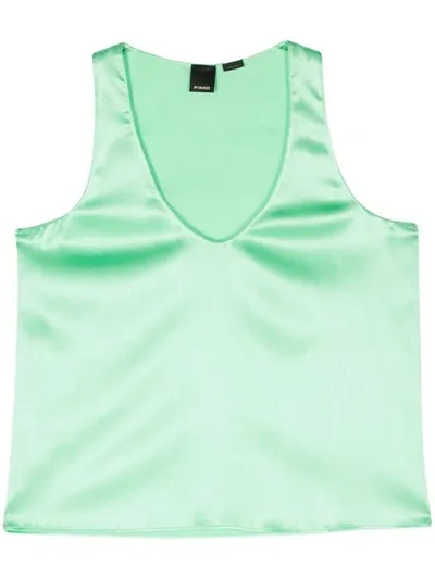 Pinko Top Green In Verde