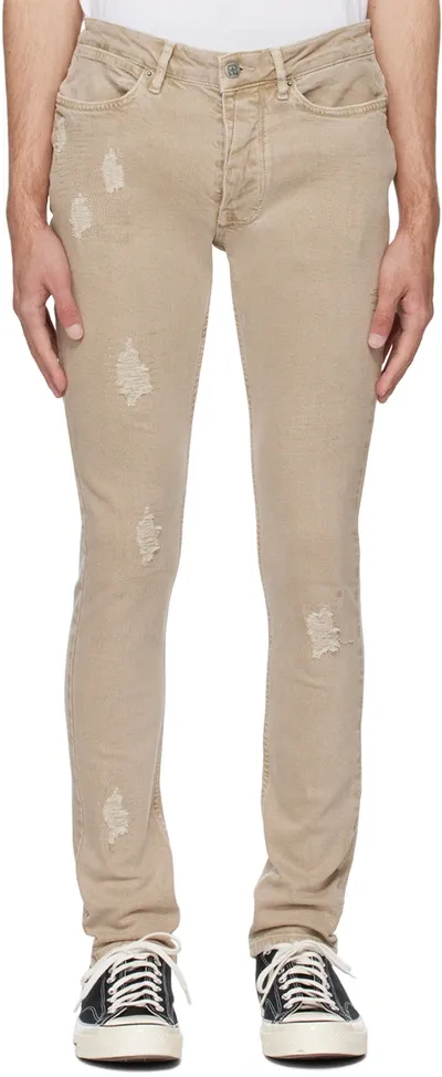 Ksubi Beige Van Winkle Jeans In Brown