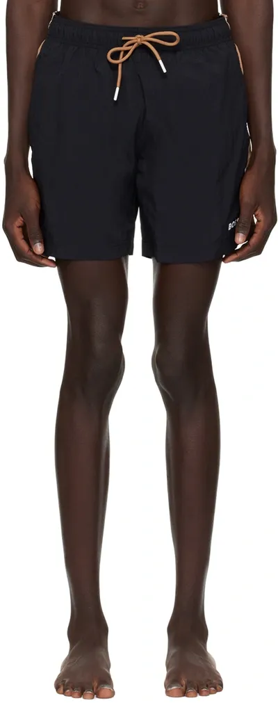 Hugo Boss Black Drawstring Swim Shorts