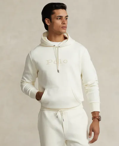 Polo Ralph Lauren Men's Chenille Big Pony Hoodie In Clubhouse Cream