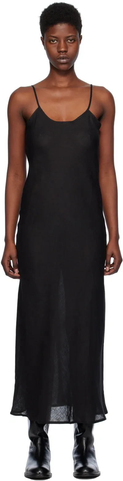 Baserange Black Dydine Maxi Dress