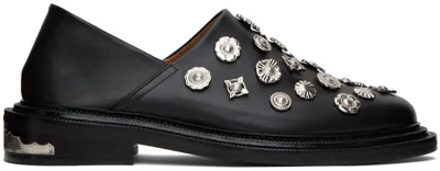 Toga Virilis Black Sabot Loafers