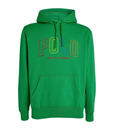 Polo Ralph Lauren Logo Hoodie In Green